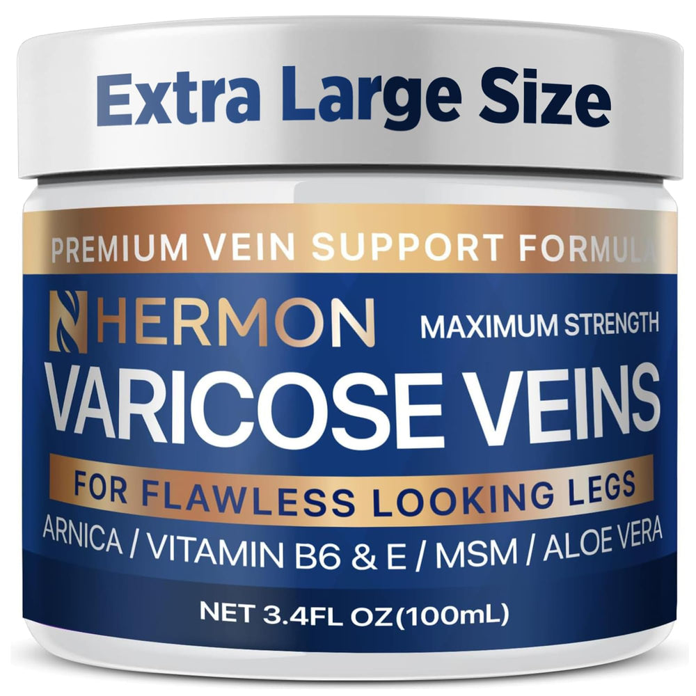 Crème Hermon Varices et Jambes, améliore la circulation et soulage les jambes lourdes.