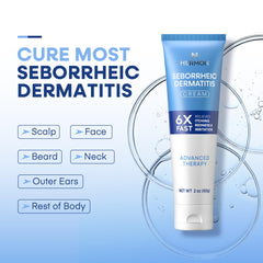 Hermon scalp care cream applied to scalp for soothing sensation.