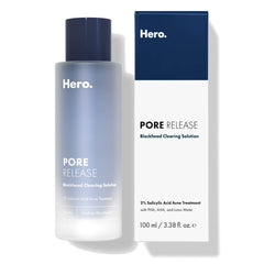 Hero Cosmetics Pore Release bottle front for daily exfoliation and clear pores