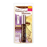 Heroine Make brown mascara waterproof curvy brush for lasting curl and fuller lashes.