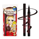 Heroine Make eyeliner pen close-up showing ultra-fine 0.1mm tip for precise cat-eye lines
