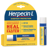 Herpecin-L HL lip protectant packaging for on the go sun and moisture protection