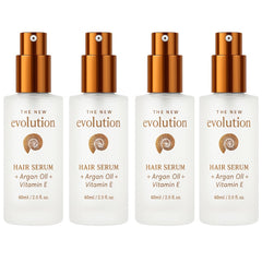 HerStyler Evolution Argan Oil Serum bottle with pour spout for quick shine boost.