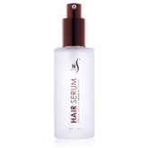HerStyler Hair Repair Serum bottle with argan oil for frizz control.