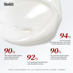 Hexkin Collagen Peel-Off Mask quick-dry formula in action.