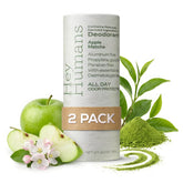 Hey Humans deodorant Apple Matcha scent shown, offering all-day odor protection and gentle skin care.