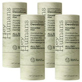 Hey Humans cucumber kiwi deodorant bottle showcasing aluminum-free formula for daily freshness