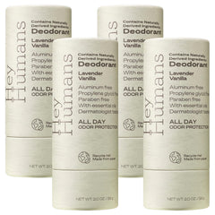 HEY HUMANS Lavender Vanilla deodorant stick for all-day odor control