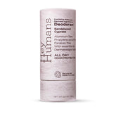 Hey Humans deodorant bottle with sandalwood aroma for all-day freshness.