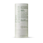 Hey Humans deodorant stick close-up, aluminum-free protection for daily freshness.