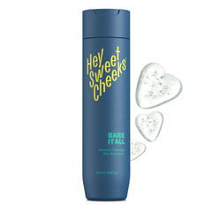 Hey Sweet Cheeks BHA body wash bottle front for pore-clearing benefits