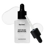 Heyhae Got To Go Remover bottle with dropper for gentle, acetone-free use.