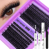 HEYWINK Lash Clusters 60D+80D for dramatic volume in home use