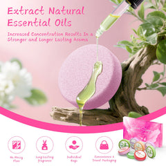 HFHO Shower Steamer Rose pack with floral notes for relaxation