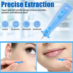 HFYHWT disposable acne lancets packaging demonstrates hygienic, convenient at-home use