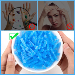 HFYHWT sterile lancets close-up highlight sturdy design for safe home extraction