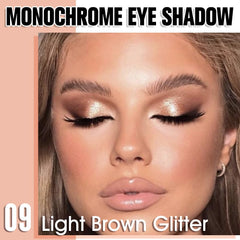 HHLTOH brown shimmer single eyeshadow provides versatile neutral looks.