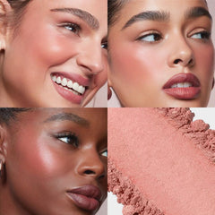 HHLTOH cheek blend close-up showing natural warmth and matte finish