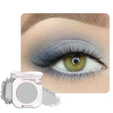 HHLTOH grey single matte eyeshadow compact for precise, crease-free color.