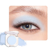 HHLTOH light blue white single eyeshadow swatch for daily looks.