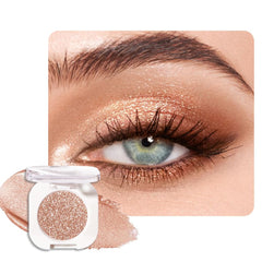 HHLTOH light brown glitter eyeshadow for subtle daily sparkle.