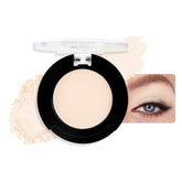 HHLTOH neutral light nude beige palette cover in sleek, travel-friendly packaging for on-the-go makeup.