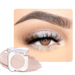 HHLTOH Pear White Shimmer single eyeshadow swatch shows pearly glow for day-to-night looks