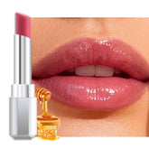 HHLTOH Pink Honey Lip Balm tube shows a sheer tint for hydrated lips.