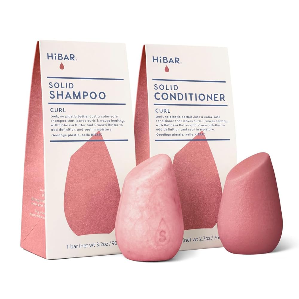 HIBAR Curl Shampoo Bar defines curls while providing a clean cleanse.