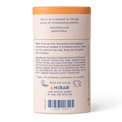 HiBAR Pink Iris & Neroli cap and label showcase product branding and clean formula.