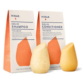 HiBAR Volumize shampoo bar closeup showing rich lather for added body