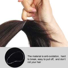 Hicarer durable mini rubber bands for easy updos.