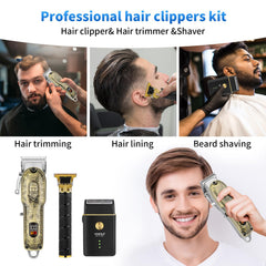 HIENA PRO quiet motor in action for smooth beard trimming.