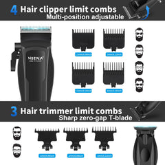 HIENA PRO beard trimmer for clean, comfortable edging.