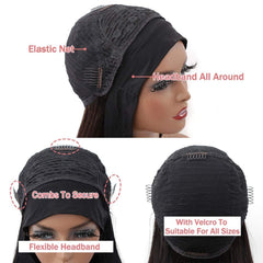 Higher Body Wave Wig in natural black for volume and shine