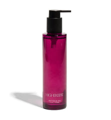 HigherDOSE Oxytocin Oil bottle close-up highlighting premium packaging and light hydration.