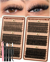 Higu clace Lash Clusters Kit main image for easy at home lash DIY projects.