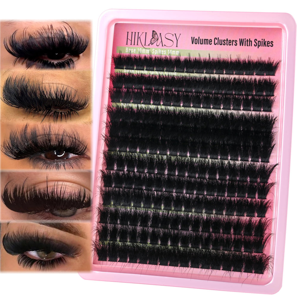 HK HIKLASY thick lash clusters 300D for bold drama at events