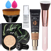 Hilareco Air Cushion CC Cream bottle close-up for breathable, natural coverage