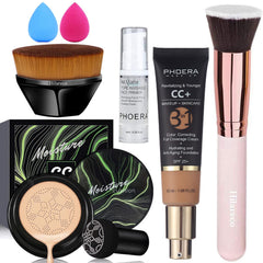 Hilareco Air Cushion CC Cream bottle close-up for breathable, natural coverage