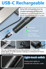 HILIYOT nose hair trimmer compact design enables easy storage on the go