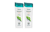 Himalaya Gentle Daily Care Protein Shampoo bottle on vanity showing herbal nourishment