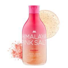 Himalaya Pinksalt Daily Scrub bottle shows exfoliation for smoother skin.
