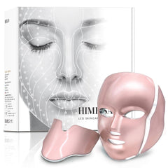 HIME SAMA LED Face Mask front view for convenient at-home use.