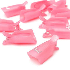 HiMo gel polish remover wrap clip pink, easy to operate