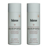hims & hers Dandruff Detox Shampoo bottle front view for everyday scalp care.