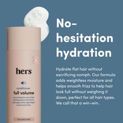 Close-up shows argan oil and rice protein in formula.