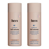 Hims & Hers Full Volume Conditioner bottle front for buoyant hair.