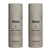 Hims Max Volume conditioner bottle front displays citrus spice formula for light volume on fine hair.