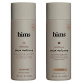 Hims Max Volume shampoo bottle with lightweight formula for fuller hair.